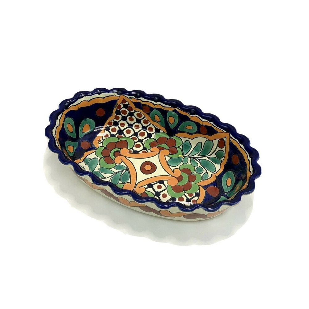 Change Plate/Bowl Made In Mexico 10”x6”x2”